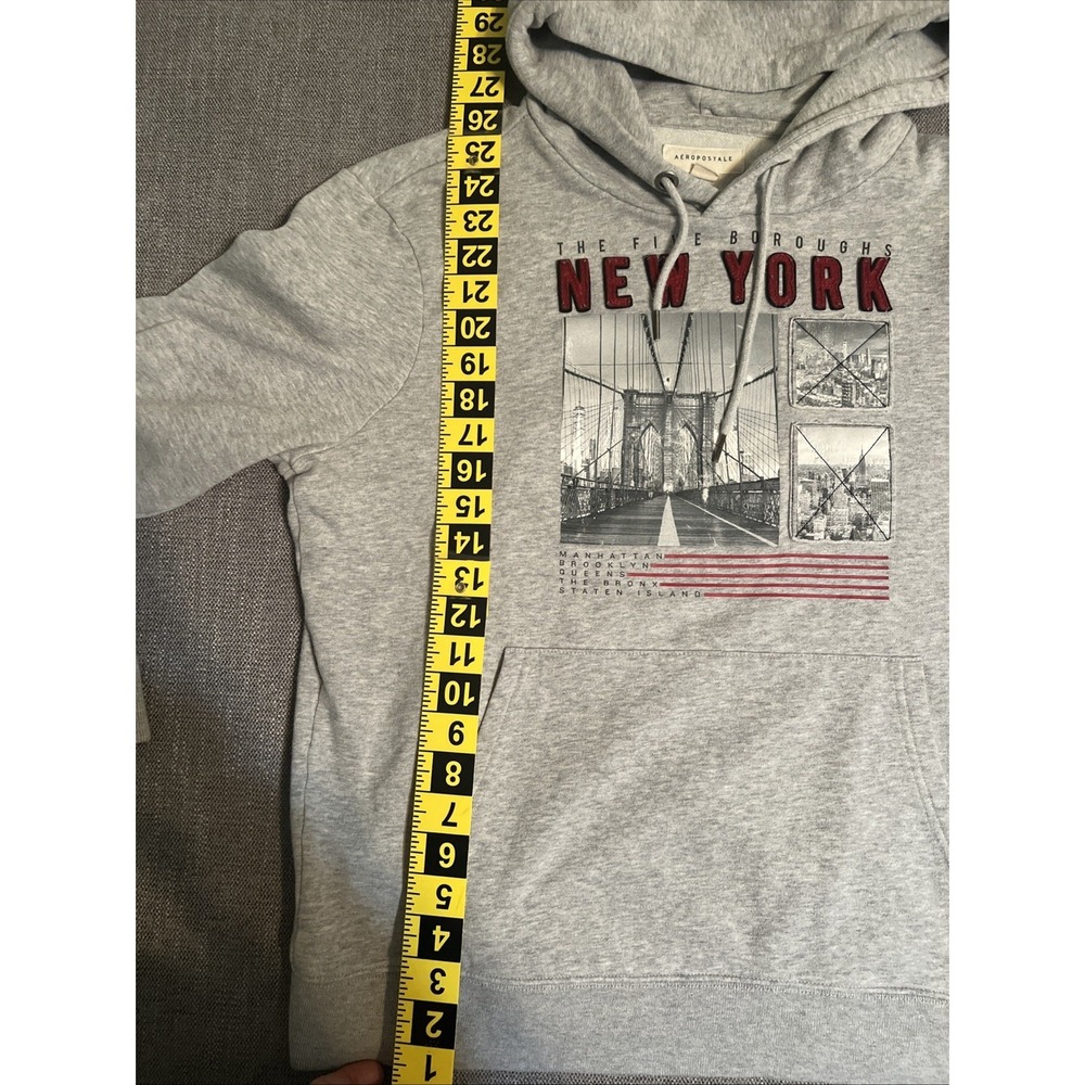Aeropostale Hoodie Mens L The Five Boroughs New York Bronx Brooklyn Queens View 6